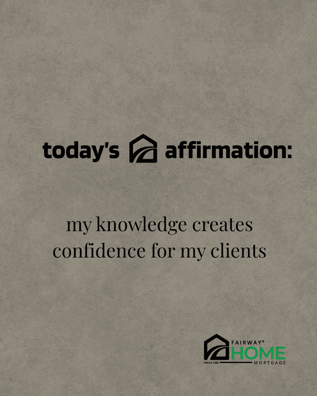 Daily affirmation post